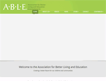 Tablet Screenshot of able.org