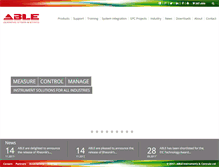 Tablet Screenshot of able.co.uk